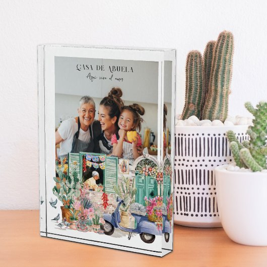 Casa de Abuela | Personalized Photo Fotoblock