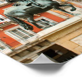 Casa de la Panaderia, Plaza Mayor, Madrid Poster (Ecke)