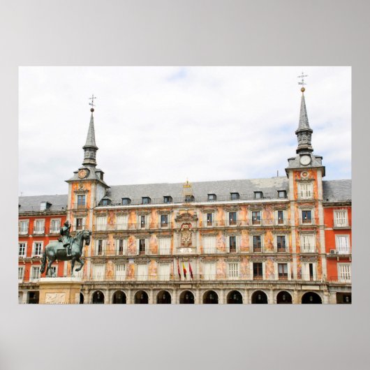 Casa de la Panaderia, Plaza Mayor, Madrid Poster (Vorne)