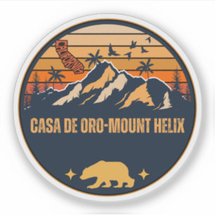 Casa de Oro-Mount Helix, Kalifornien Aufkleber