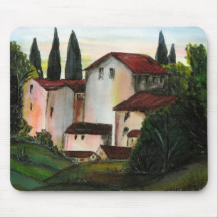 Casa de Pueblo Dibujo Florenz Mousepad