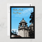 Casa del Prado Theater, Balboa Park, San Diego Postkarte (Vorne/Hinten)