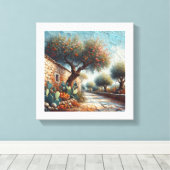 Casa di Campagnia Siciliana 1 von 3 Leinwanddruck (Insitu (Holzboden))