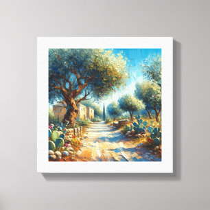Casa di Campagnia Siciliana 2 von 3 Leinwanddruck