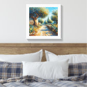 Casa di Campagnia Siciliana 3 von 3 Leinwanddruck (Insitu (Schlafzimmer))