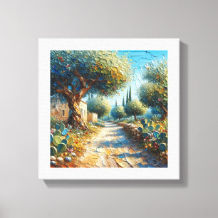 Casa di Campagnia Siciliana 3 von 3 Leinwanddruck