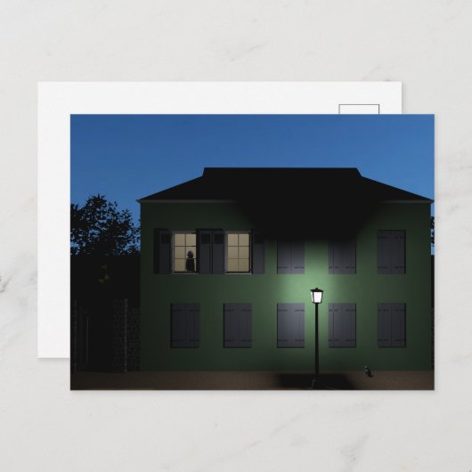 Casa en el campo postkarte (Vorne/Hinten)