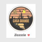 Casa Grande, Arizona Aufkleber (Blatt)