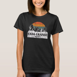 Casa Grande AZ Arizona Vintager Sonnenuntergang T-Shirt