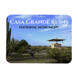 Casa Grande, das Grand House, Nationaldenkmal AZ Magnet