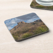 Casa Grande Peak, Chisos-Becken, Big Bend Getränkeuntersetzer (Linke Seite)