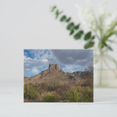 Casa Grande Peak, Chisos-Becken, Big Bend Postkarte (Stehend Vorderseite)