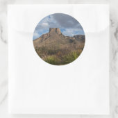 Casa Grande Peak, Chisos-Becken, Big Bend Runder Aufkleber (Tasche)