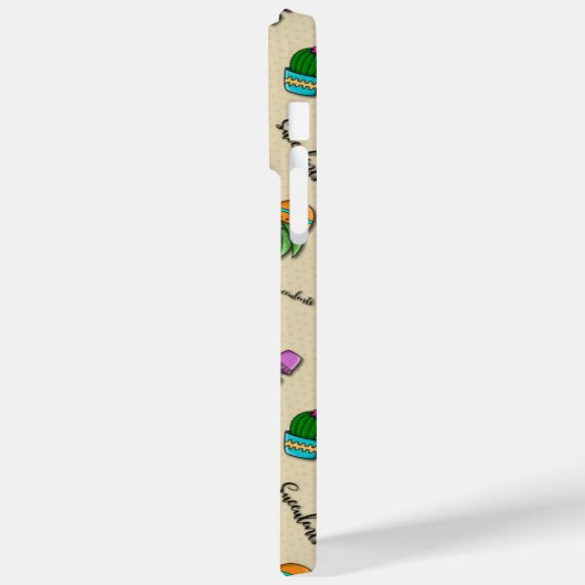 Casa Linha Cactus Case-Mate iPhone Hülle (Rückseite / Links)