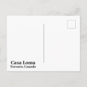 Casa Loma Postkarte (Rückseite)