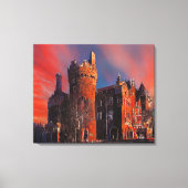 Casa Loma, Toronto. Impressionist Canvas Print Leinwanddruck (Vorderseite)