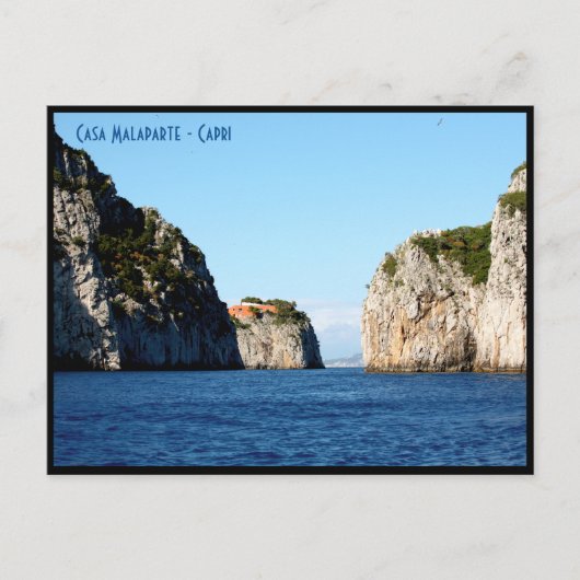 Casa Malaparte - Capri, Neapel, Italien Postkarte (Vorderseite)