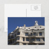 Casa Milà, Barcelona Postkarte (Vorne/Hinten)