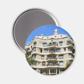 Casa Mila La Pedrera Magnet (Vorderseite/Rückseite)