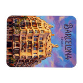 Casa Milà (La Pedrera) Spanien Magnet (Horizontal)