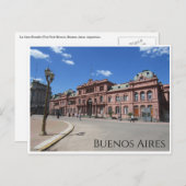 Casa rosada buenos aires postkarte (Vorne/Hinten)