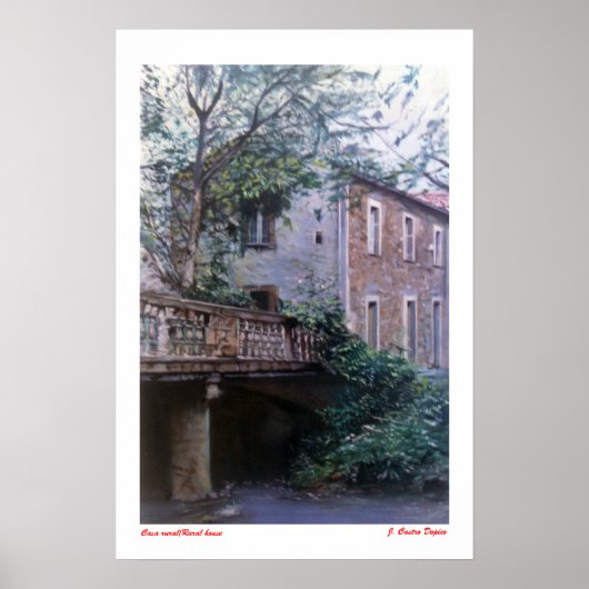 Casa rural/Rural house Poster (Vorne)