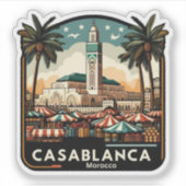 Casablanca Aufkleber (Vorderseite)