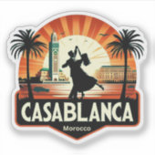 Casablanca Aufkleber (Vorderseite)