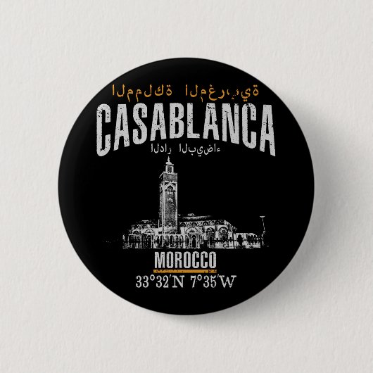 Casablanca Button (Vorderseite)