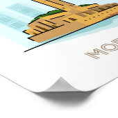 Casablanca City travel poster - Marokko (Ecke)