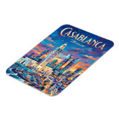 Casablanca Finance City Marokko Magnet (Linke Seite)