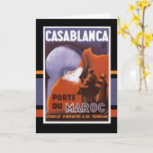 Casablanca Karte (Gelbe Blume)