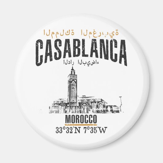 Casablanca Magnet (Vorne)