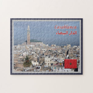 Casablanca - Marocco - Panorama - Puzzle