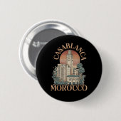 Casablanca Marokko Button (Vorne & Hinten)