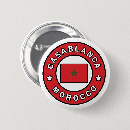 Casablanca Marokko Button (Vorne & Hinten)