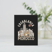 Casablanca Marokko Feiertagskarte (Stehend Vorderseite)