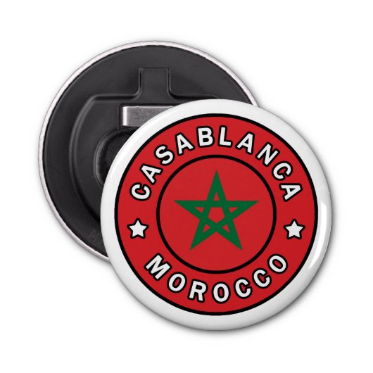 Casablanca Marokko Flaschenöffner (Vorderseite)