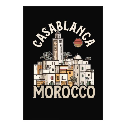 Casablanca Marokko  Fotodruck (Vorne)