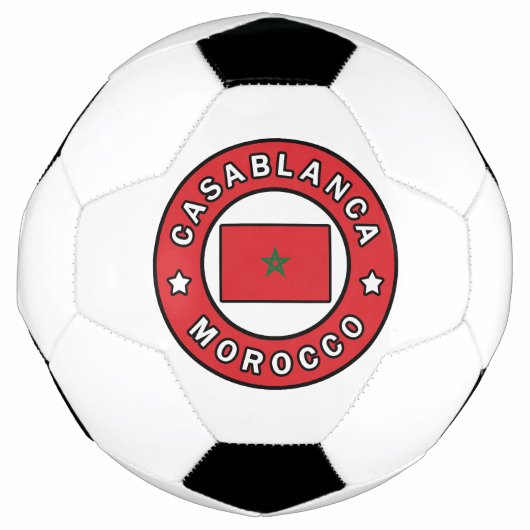 Casablanca Marokko Fußball (Vorderseite)