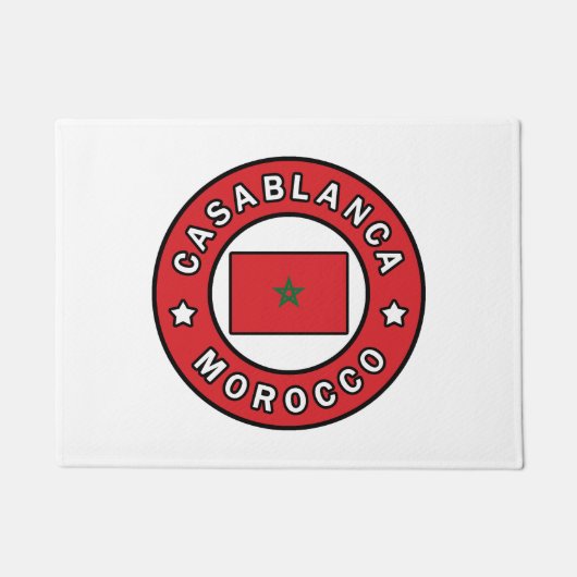 Casablanca Marokko Fußmatte (Vorderseite)