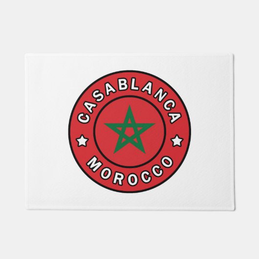 Casablanca Marokko Fußmatte (Vorderseite)