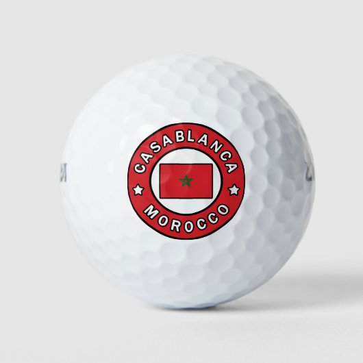 Casablanca Marokko Golfball (Vorderseite)