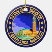Casablanca Marokko Keramik Ornament (Hinten)