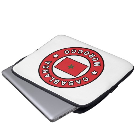 Casablanca Marokko Laptopschutzhülle (Vorne Knopf)
