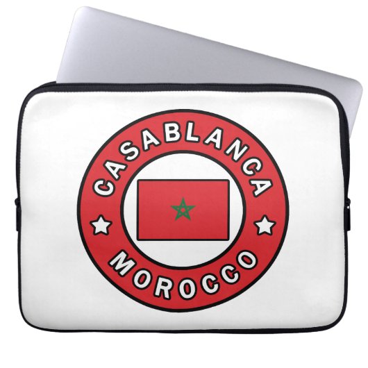 Casablanca Marokko Laptopschutzhülle (Vorderseite)