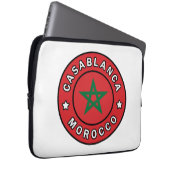 Casablanca Marokko Laptopschutzhülle (Vorne Rechts)