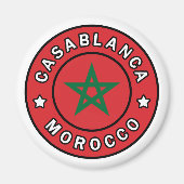 Casablanca Marokko Magnet (Vorne)