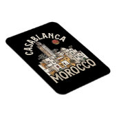 Casablanca Marokko  Magnet (Rechte Seite)