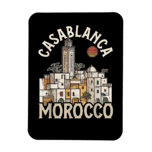Casablanca Marokko Magnet